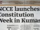 NCCE Launches Constitution Week in Kumasi