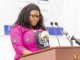 Ms. Kathleen Addy, Chairperson of NCCE ​delivers an insightful and thought-provoking speech at the 2023 GIMPA Law Conference.​