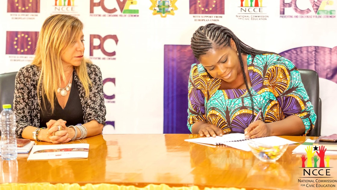 The National Commission for Civic Education, (NCCE) today signed and ...