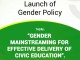  Launch of NCCE Gender Policy