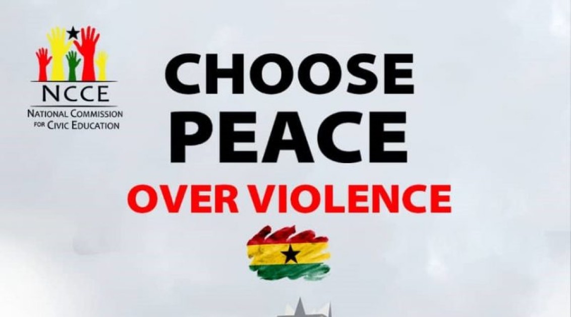 Lets Choose Peace Over Violence Ncce Ghana 
