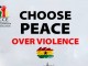  Let’s choose peace over violence.