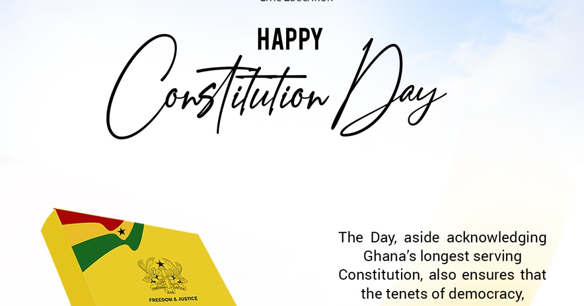 Happy 29th Constitutional Day NCCE Ghana