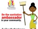 ​Volunteer to be a sanitation ambassador in your community