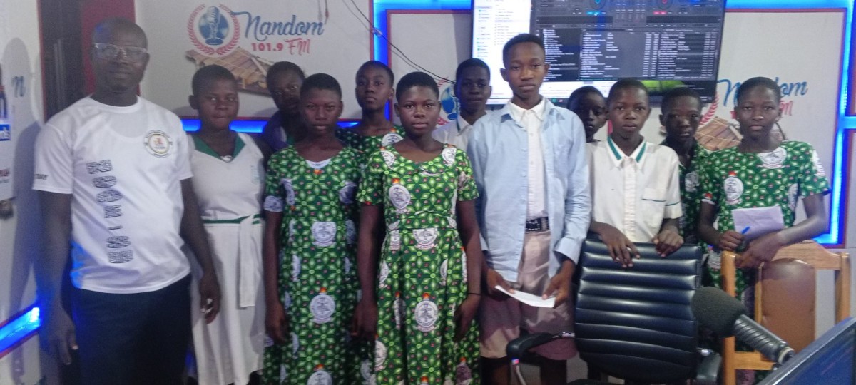 NCCE Nandom Takes St. Andrews JHS CEC Members to Nandom FM for ...